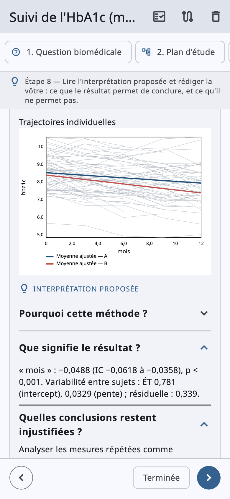 Trajectoires individuelles