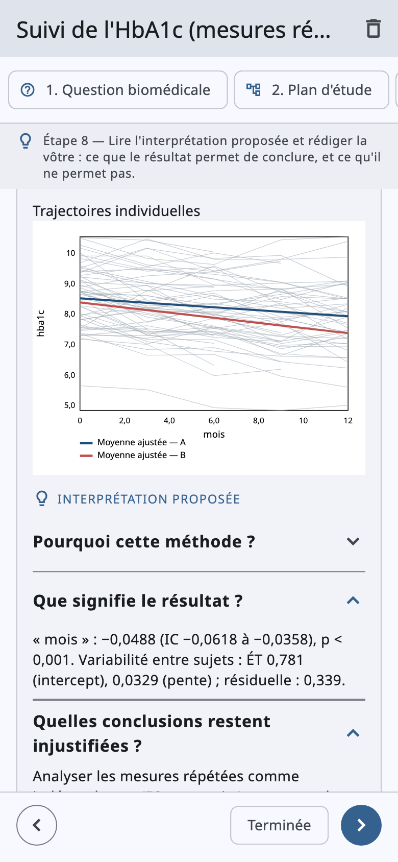Trajectoires individuelles